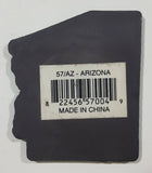 Arizona "Grand Canyon State" Phoenix 1 3/4" x 2" State Shaped Rubber Fridge Magnet