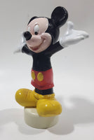 Mickey Mouse on White Base 4 3/4" Tall Toy Figure