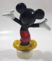 Mickey Mouse on White Base 4 3/4" Tall Toy Figure