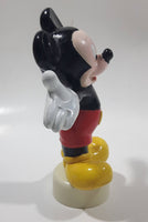 Mickey Mouse on White Base 4 3/4" Tall Toy Figure