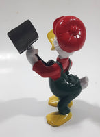 Disney Donald Duck with a Shovel 3 1/4" Tall PVC Toy Figure