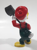 Disney Donald Duck with a Shovel 3 1/4" Tall PVC Toy Figure