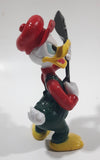 Disney Donald Duck with a Shovel 3 1/4" Tall PVC Toy Figure