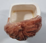 Vintage Cute Baby Playing Drum 5 1/2" Tall Ceramic Pottery Flower Planter Made in Japan