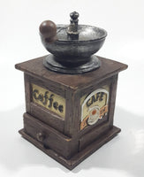 Vintage Style Coffee Grinder Mill 5 1/4" Tall Resin Coin Bank