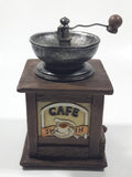 Vintage Style Coffee Grinder Mill 5 1/4" Tall Resin Coin Bank