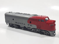 Bachmann Santa Fe 307 Red and Grey Freight Train Diesel Engine Locomotive HO Scale Not Tested Missing One Headlight