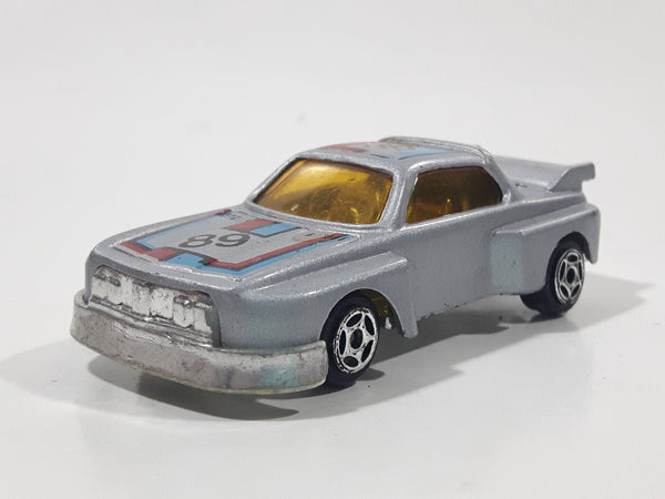 1980s Summer Marz Karz BMW 3.5 CSL S8004 Grey Silver #89 Die Cast Toy Race Car Vehicle