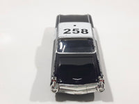 Jada Toys No. 92520 1959 Cadillac Eldorado Police Car #258 Black and White Die Cast Toy Race Car Vehicle Missing Rooftop Light