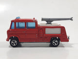 Vintage Majorette No. 258 Pompier Aeroport Nozzle Fire Truck No. 207 Red 1/70 Scale Die Cast Toy Car Firefighting Rescue Emergency Vehicle