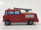 Vintage Majorette No. 258 Pompier Aeroport Nozzle Fire Truck No. 207 Red 1/70 Scale Die Cast Toy Car Firefighting Rescue Emergency Vehicle
