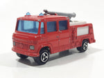 Vintage Majorette No. 258 Pompier Aeroport Nozzle Fire Truck No. 207 Red 1/70 Scale Die Cast Toy Car Firefighting Rescue Emergency Vehicle