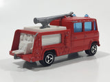 Vintage Majorette No. 258 Pompier Aeroport Nozzle Fire Truck No. 207 Red 1/70 Scale Die Cast Toy Car Firefighting Rescue Emergency Vehicle