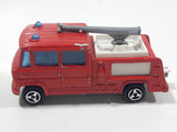 Vintage Majorette No. 258 Pompier Aeroport Nozzle Fire Truck No. 207 Red 1/70 Scale Die Cast Toy Car Firefighting Rescue Emergency Vehicle