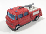 Vintage Majorette No. 258 Pompier Aeroport Nozzle Fire Truck No. 207 Red 1/70 Scale Die Cast Toy Car Firefighting Rescue Emergency Vehicle