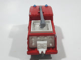 Vintage Majorette No. 258 Pompier Aeroport Nozzle Fire Truck No. 207 Red 1/70 Scale Die Cast Toy Car Firefighting Rescue Emergency Vehicle