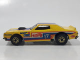 Vintage 1985 Hot Wheels Torino Stocker Yellow Die Cast Toy Car Vehicle