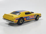 Vintage 1985 Hot Wheels Torino Stocker Yellow Die Cast Toy Car Vehicle