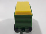 Ertl John Deere Green and Yellow Covered Forage Farm Hay Wagon Trailer Die Cast and Plastic Toy Farming Machinery Vehicle G01517YL01