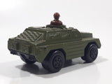 1973 Lesney Products Matchbox Rolamatics No. 28 Stoat Army Green Die Cast Toy Car Army Military Scout Lookout Vehicle