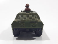 1973 Lesney Products Matchbox Rolamatics No. 28 Stoat Army Green Die Cast Toy Car Army Military Scout Lookout Vehicle