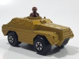 Vintage 1973 Lesney Products Matchbox Rolamatics No. 28 Stoat Yellow Brown Gold Toy Car Army Military Scout Lookout Vehicle