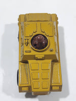 Vintage 1973 Lesney Products Matchbox Rolamatics No. 28 Stoat Yellow Brown Gold Toy Car Army Military Scout Lookout Vehicle