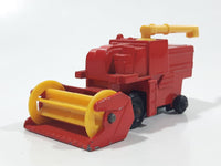 Vintage 1978 Lesney Matchbox No. 51 Combine Harvester Red Die Cast Toy Farming Machinery Equipment Vehicle