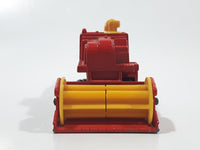 Vintage 1978 Lesney Matchbox No. 51 Combine Harvester Red Die Cast Toy Farming Machinery Equipment Vehicle