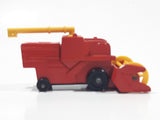 Vintage 1978 Lesney Matchbox No. 51 Combine Harvester Red Die Cast Toy Farming Machinery Equipment Vehicle