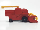 Vintage 1978 Lesney Matchbox No. 51 Combine Harvester Red Die Cast Toy Farming Machinery Equipment Vehicle