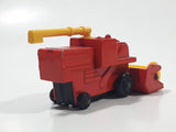 Vintage 1978 Lesney Matchbox No. 51 Combine Harvester Red Die Cast Toy Farming Machinery Equipment Vehicle