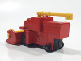 Vintage 1978 Lesney Matchbox No. 51 Combine Harvester Red Die Cast Toy Farming Machinery Equipment Vehicle