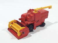 Vintage 1978 Lesney Matchbox No. 51 Combine Harvester Red Die Cast Toy Farming Machinery Equipment Vehicle