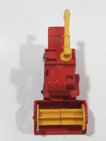 Vintage 1978 Lesney Matchbox No. 51 Combine Harvester Red Die Cast Toy Farming Machinery Equipment Vehicle