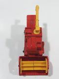 Vintage 1978 Lesney Matchbox No. 51 Combine Harvester Red Die Cast Toy Farming Machinery Equipment Vehicle