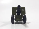 Vintage 1977 Lesney Matchbox No. 32 Field Gun Army Olive Green Die Cast Toy Car Military Weaponry Vehicle