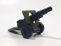 Vintage 1977 Lesney Matchbox No. 32 Field Gun Army Olive Green Die Cast Toy Car Military Weaponry Vehicle