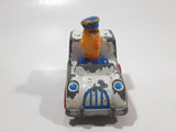 1981 Playskool The Muppets Sesame Street Bert Pigeon Patrol Police Officer White Die Cast Toy Car Vehicle Made in Hong Kong