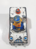 1981 Playskool The Muppets Sesame Street Bert Pigeon Patrol Police Officer White Die Cast Toy Car Vehicle Made in Hong Kong