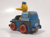 1982 Playskool The Muppets Sesame Street Big Bird Mail Truck Blue Die Cast Toy Car Vehicle Made in Hong Kong
