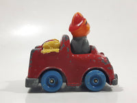 1981 Playskool The Muppets Sesame Street Ernie Fireman Fire Truck Die Cast Toy Car Vehicle Made in Hong Kong