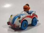 1981 1983 Playskool The Muppets Sesame Street Ernie Race Car White Die Cast Toy Car Vehicle