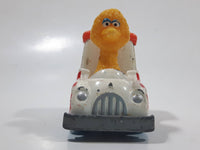 1983 Playskool Children's Television Workshop Sesame Street Big Bird Popcorn Van White Die Cast Toy Car Vehicle