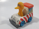 1983 Playskool Children's Television Workshop Sesame Street Big Bird Popcorn Van White Die Cast Toy Car Vehicle