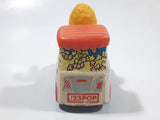 1983 Playskool Children's Television Workshop Sesame Street Big Bird Popcorn Van White Die Cast Toy Car Vehicle