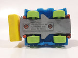 1986 Playskool Muppets Sesame Street Oscar The Grouch Bull Dozer Blue Orange Yellow Die Cast Toy Car Vehicle