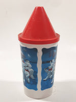 1993 The Collectibles Coca Cola Polar Plastic Drinking Cup with Straw Hole Lid