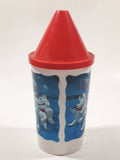 1993 The Collectibles Coca Cola Polar Plastic Drinking Cup with Straw Hole Lid