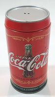 Drink Coca Cola Delicious and Refreshing Embossed Tin Metal Salt or Pepper Shaker Canister